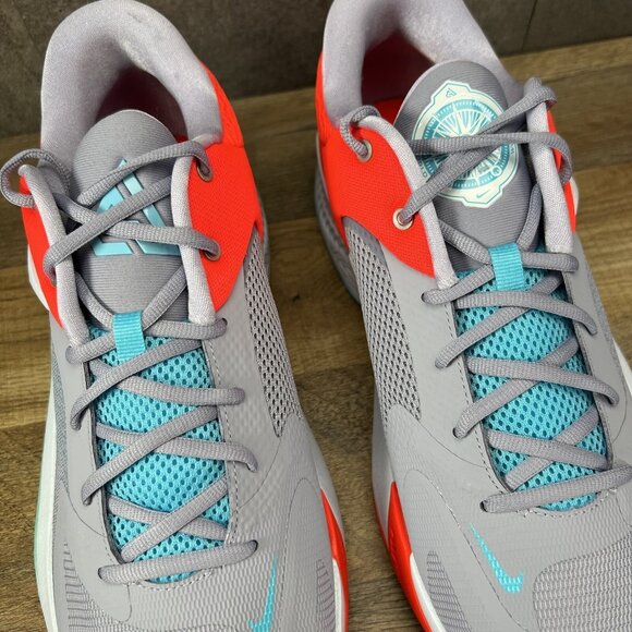 Nike Zoom Freak 4 Paris Size 14 Mens Multicolor Basketball Shoes - Picture 7 of 12